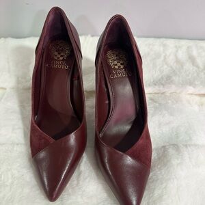 Vince Camuto Deep Red Heels